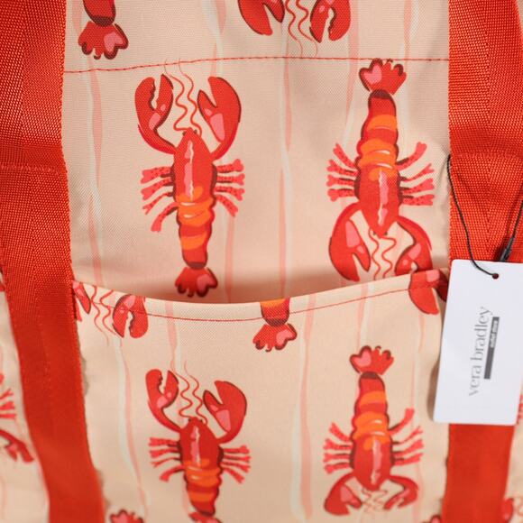 Vera Bradley Large Family Tote - Lobster Clause - NWT - Picture 5 of 7